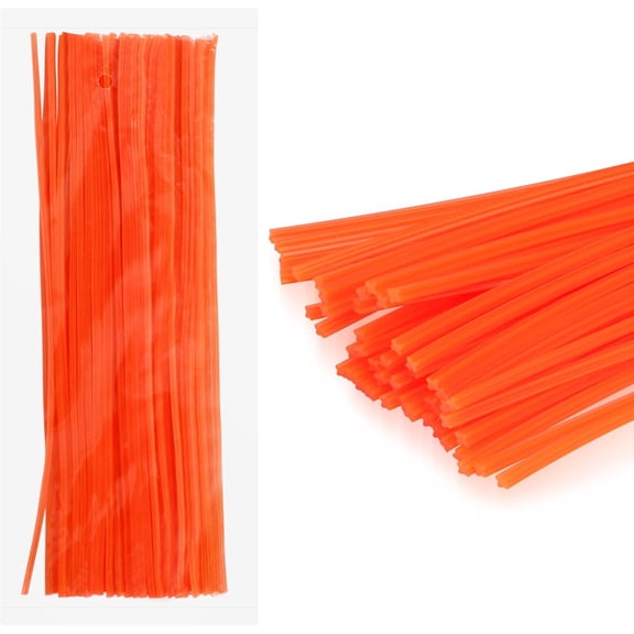 Round Trimmer Line Replacement, 0.095 Inch x 8 Inch Precut String for Echo 102222952 Rapid Loader 100 Pack (Cross-100)