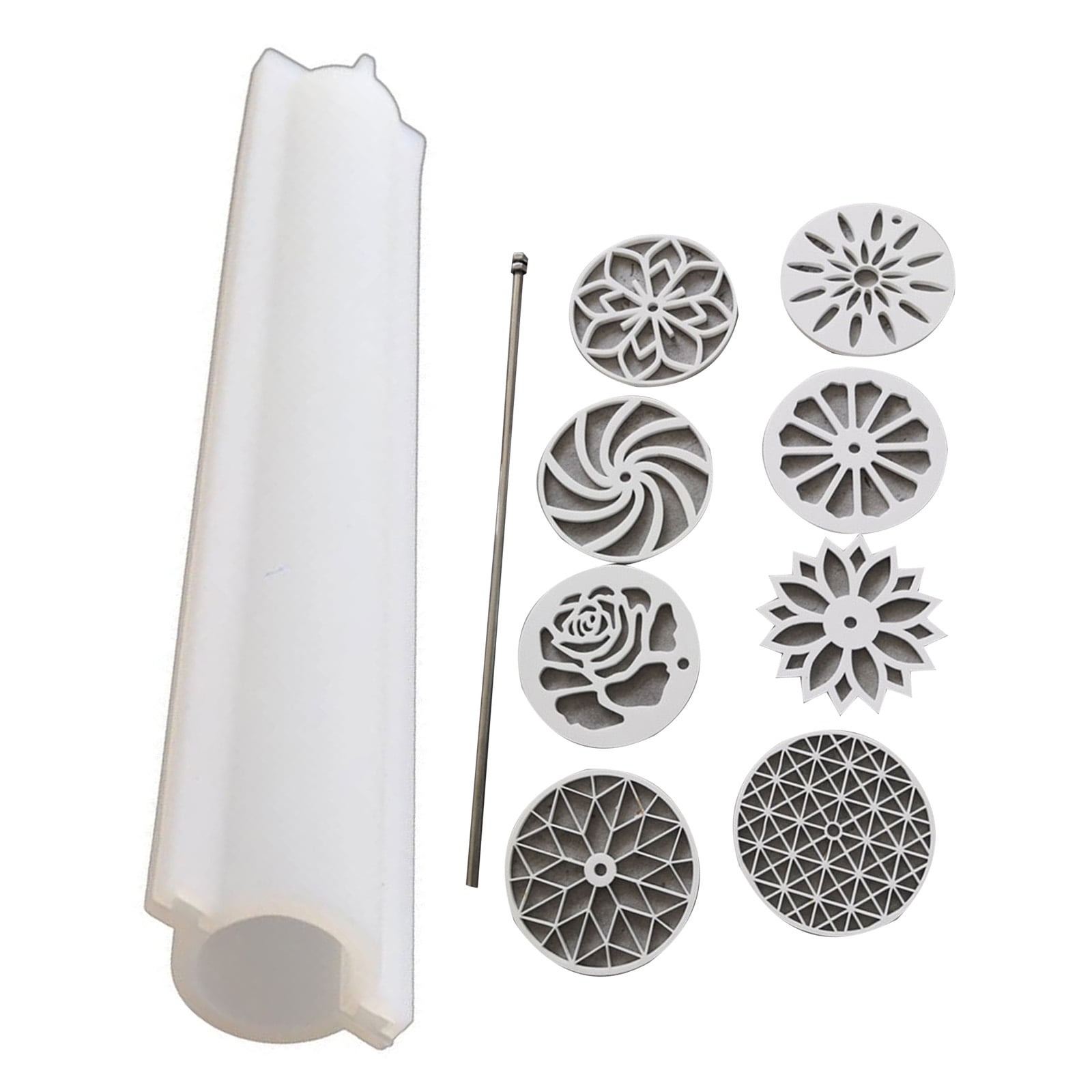 Round Tube Column Shape Soap Moulds Molds Soap Making Supplies Mousse Mould Silicone for Soap