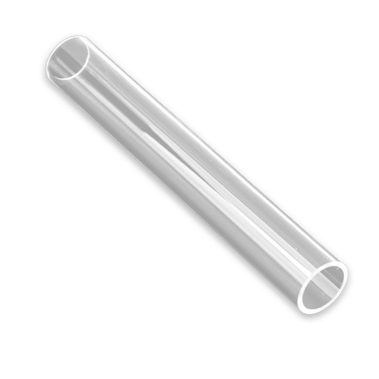 Honbay Non-Stick Clear Acrylic Clay Roller Clay Rolling Pin with Steel Handle