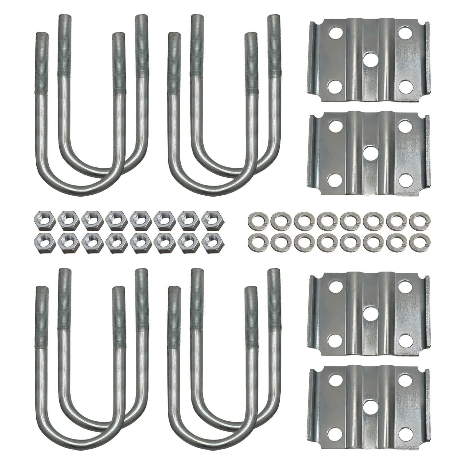 Tandem Axle Galvanized Boat Trailer U Bolt Kit 2 X 2 Axle 4 5/16