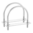 thumbnail image 1 of Uxcell Round U-Bolts with Nut Plate Washer Stainless Steel Round Bend U-Bolts for Boat M6x76x96mm, 1 of 7