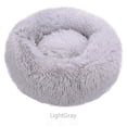 thumbnail image 1 of Round Ultra Soft Plush Calming Cushion Bed For Pets, Fluffy Dog Bed For Small Medium Large Dogs, 1 of 7