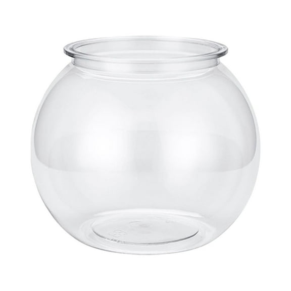 Round Vase Transparent Aquatic Aquarium DIY Fish Tank for Tree Office Stones