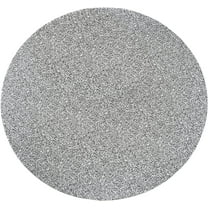 Round Vinyl Fitted Tablecloth with Flannel Backing Elastic Table Cloth Waterproof Oil-Proof Plastic Cover- Fits Tables up to 36" - 44" Diameter