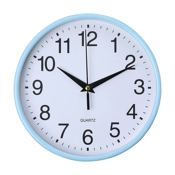 Round Wall Clock for Home, Living Room, and Study, Digital Decorative Clock with Roman Numerals and Quartz Movement for Accurate Timekeeping, Stylish Wall Decoration