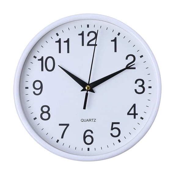 Round Wall Clock for Home, Living Room, and Study, Digital Decorative Clock with Roman Numerals and Quartz Movement for Accurate Timekeeping, Stylish Wall Decoration