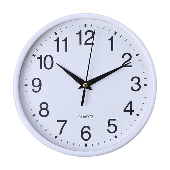 Round Wall Clock for Home, Living Room, and Study, Digital Decorative Clock with Roman Numerals and Quartz Movement for Accurate Timekeeping, Stylish Wall Decoration