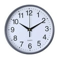 thumbnail image 1 of Round Wall Clock, Modern Wall Clock Battery Operated Wall Clocks, Silent Easy Installation Non Ticking Small Analog Clock, for Bedroom, Kitchen, Bathroom, Office, Home, 1 of 6