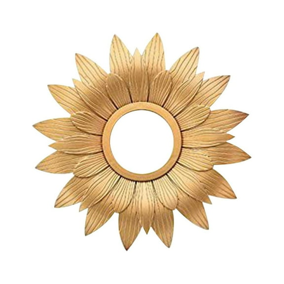 Round Wall Hanging Mirror Wall Decor Decorative for Entryway Living Room Inodoor Aureate