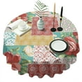 thumbnail image 1 of Round Waterproof Tablecloth Pioneer Reusable Indoor/Outdoor Durable Table Cover for Kitchen and Dining Room 60 Inch X 60 Inch, 1 of 6