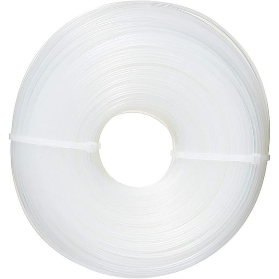 Round Weed Eater String Nylon String Replacement Trimmer Line White 2mm about 110m/bundle