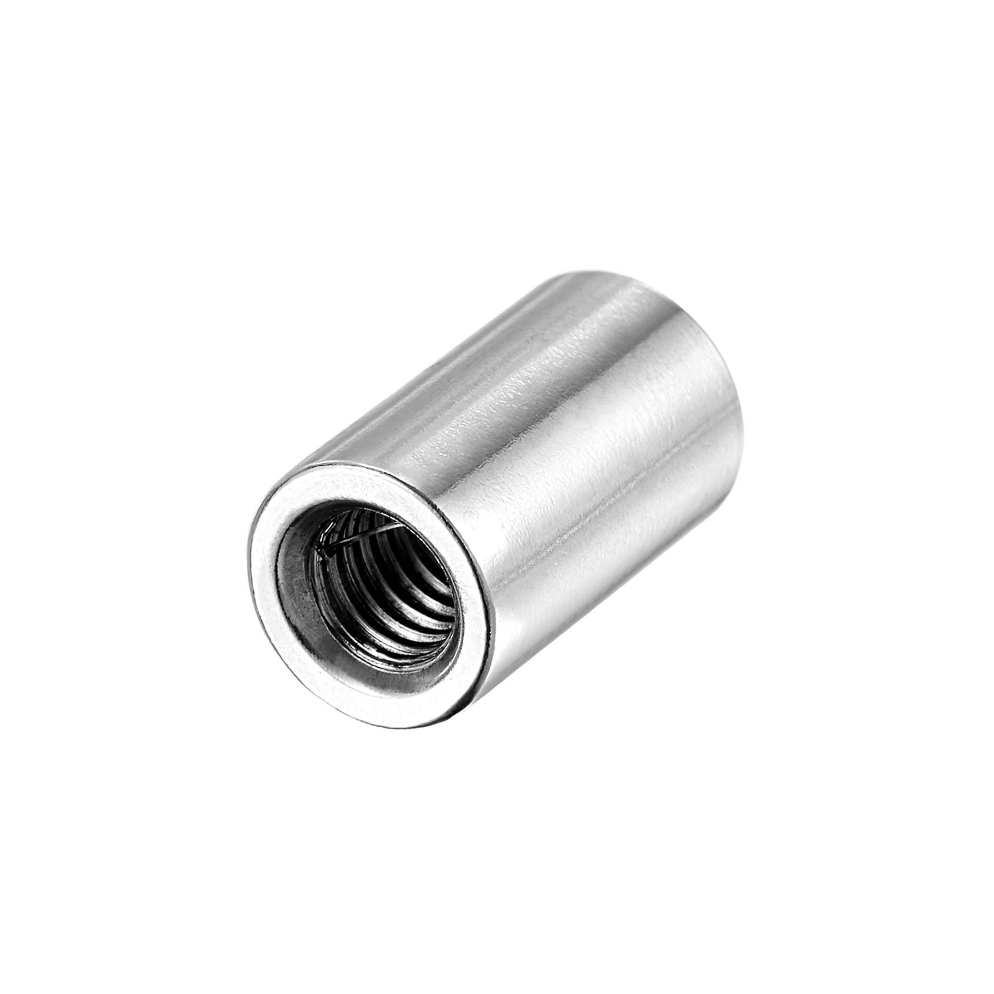 Round Weld Nuts, M6 x 10mm x 17mm Weld On Bung Female Nut