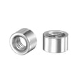 thumbnail image 1 of Round Weld Nuts, M6 x 10mm x 6mm Weld On Bung Female Nut Threaded - 201 Stainless Steel Insert Weldable 10 pcs, 1 of 3
