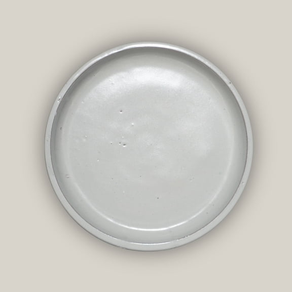 Round | White Ceramic Plant Saucer | High Fired Ecofriendly Clay - Sizes 8"-24" - Free Shipping (8"W-PACKOF4, White)