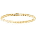thumbnail image 1 of AFFY Round White Natural Diamond Accent Entrwined Engagement Ring 14K Solid Yellow Gold (I-J Color ,I2-I3 Clarity) Ring Size-7.5, 1 of 1