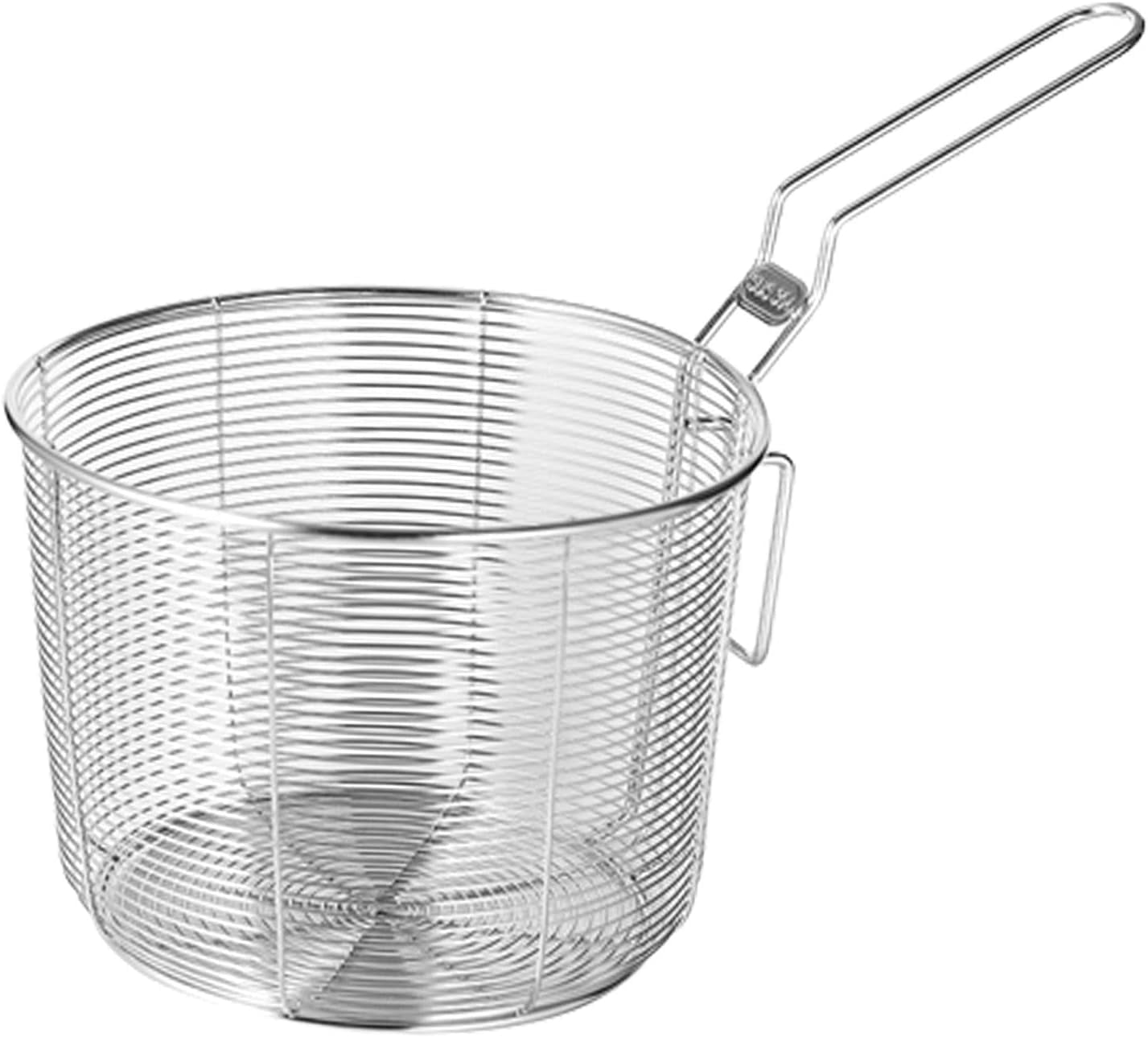 Round Wire Fry Basket Easy Storage Deep Fry Basket French Fries Basket ...