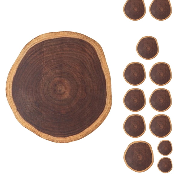 Round Wood Cutting Board Chopping Board With Juice Multipurpose Serving Board For Charcuterie Pizza Meat Bread & Vegetables Non Slip Base
