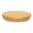 thumbnail image 1 of Round Wood Mason Jar Lid Storage Silicone Sealing * Wood Cover Reusable[/, 1 of 8