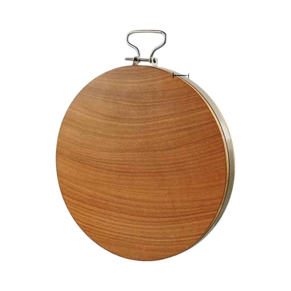 Round Wooden Cutting Boards, Extra Thick Heavy Duty Chopping Block for Meat, Vegetables and Fruit Prep, 11.7x1.6in, Brown