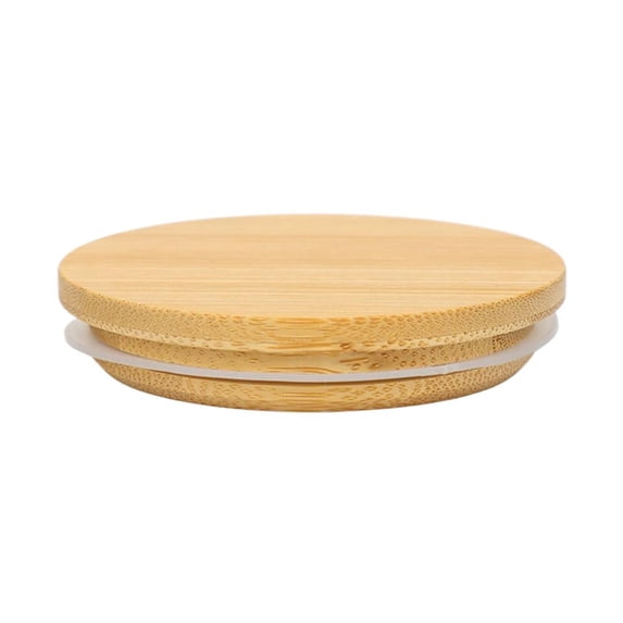 Round Wooden Lid for Mason Jars 52-100mm, Natural Food Grade Sealing Cap for Kitchen Storage, Smooth Finish