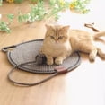 thumbnail image 1 of Round Woven Cotton Rope Cat Scratcher Mat with Built-in Interactive Toy, Durable Breathable Cat Scratching Pad & Cozy Resting Bed for Indoor Cats Kittens, Non-Slip All Season Pet Mat, 1 of 7