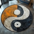 thumbnail image 1 of Round Yin Yang Rug 6.5 ft = 200 cm, 1 of 5