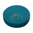 thumbnail image 1 of Round Yoga Meditation Cushion 16" Dia Zippered Cover Meditation Accessories Floor Pillow for Tea Decor Prayer Indoor Men Gifts Dark Blue 10cm, 1 of 10