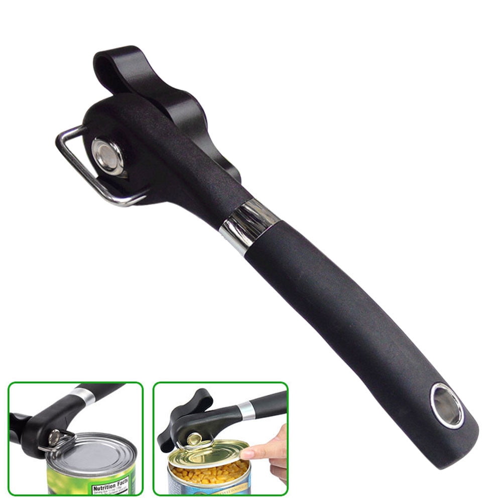 Round can opener electric only smooth touch side cut Electric hands free Kitchen Cleaning Supplies New Multifunction Stainless Steel Cut Manual Tin