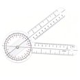 thumbnail image 1 of Round head measuring ruler Math Tool Manipulative Protractor Ruler, 1 of 8