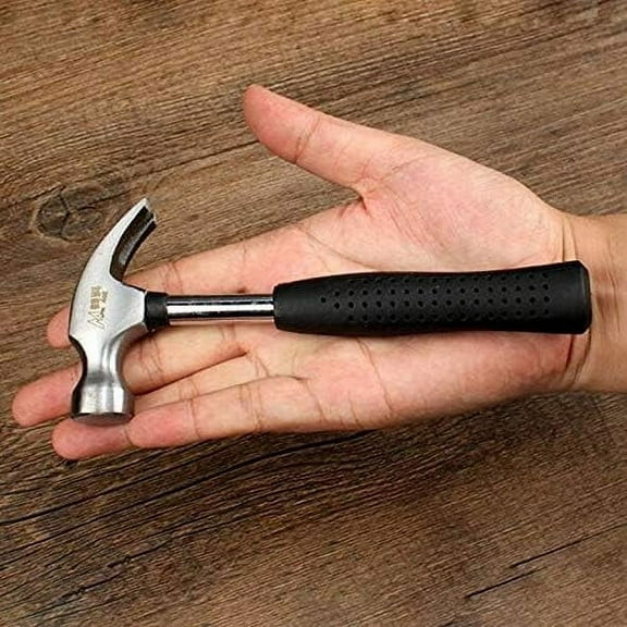 Round head plastic handle Magnetic claw hammer For woodworking and Electronic tool, mini hammer rubber hammer tool