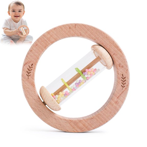 Round rain Sound toy Lightweight & Portable for kids home play N5Y9 I3C3 A6