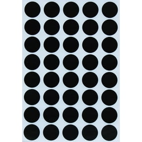 Black Sticker Dots