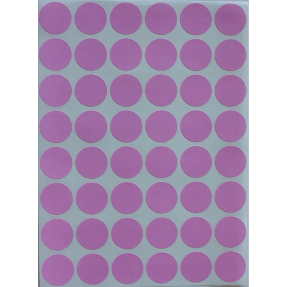 Round stickers approximately ~ 3/4" 17 mm, Pink Dot Sticker 0.69 inch labels in 720 Pack by Royal Green