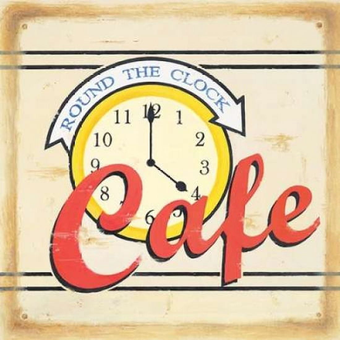 Round the Clock Canvas Art - Lisa Alderson (24 x 24)