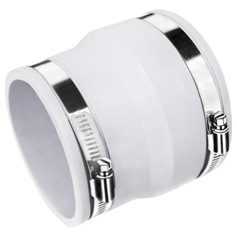 Round to Oval Duct Connector Dryer Vent Straight Ducting Plate for