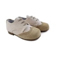 thumbnail image 1 of Round toe, two tone Brogue Shoes-Toddler Boy Shoes, 1 of 13