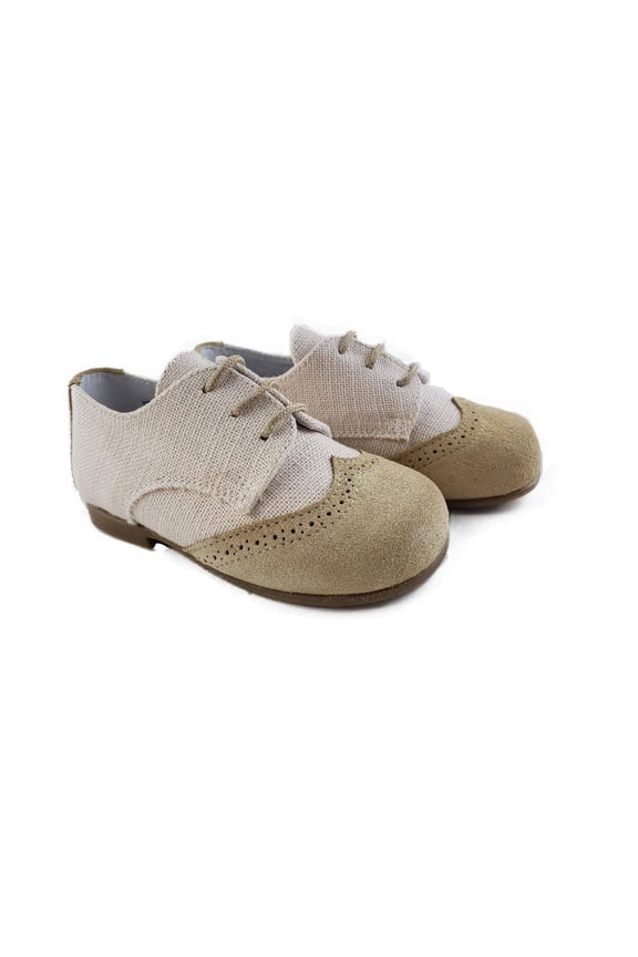 Round toe, two tone Brogue Shoes-Toddler Boy Shoes