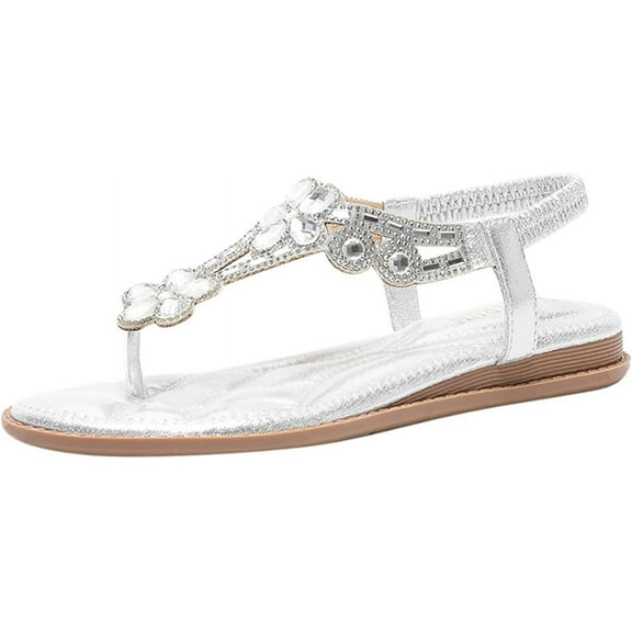 Round-toed, flat, breathable and comfortable women's sandals are perfect for summer