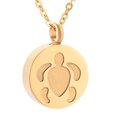 thumbnail image 1 of Round with Sea Turtle Cremation Jewelry for Ashes Urn Necklace Lockets for Human Ashes, 1 of 5
