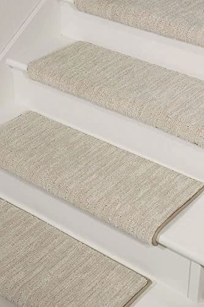 Rounded Bullnose Carpet Stair Treads Anti Indoor Stair Mats For