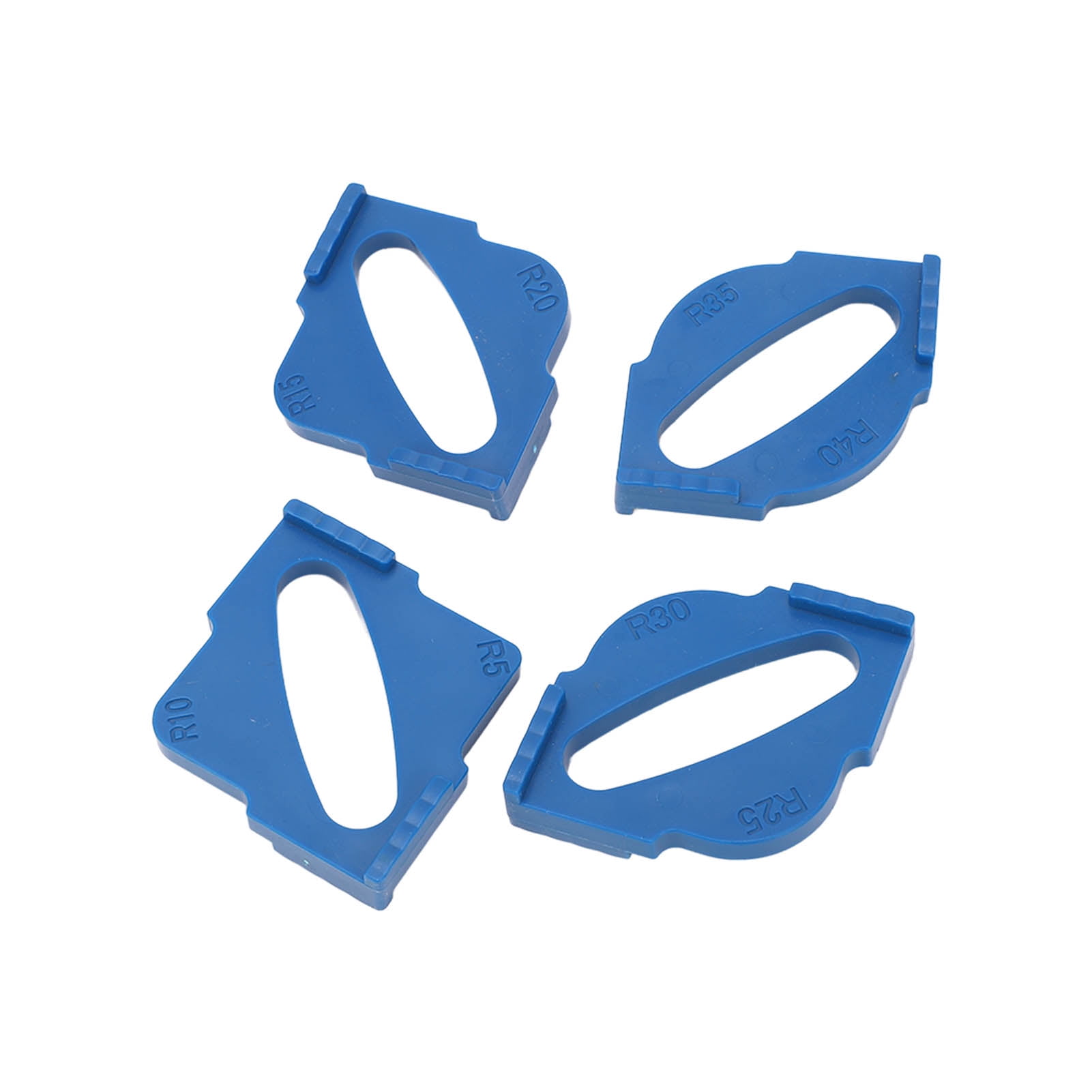Rounded Corners Router Template, R5 R10 R15 R20 R25 R30 R35 R40 4Pcs