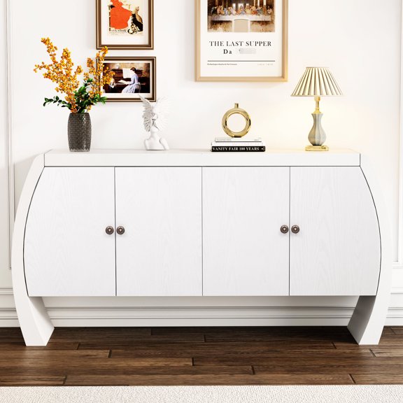 Rounded Leg Feature - Sturdy Base with Ash Veneer - Home Decor Solution - Add Softness to Space