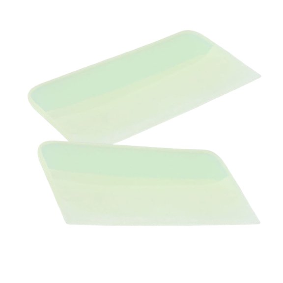 Rounded Lip Film Scraper for PPF Installation, 2 Piece Soft Squeegee Set for Car Film Trim Work, Bubble Press and Water Clearing Tasks