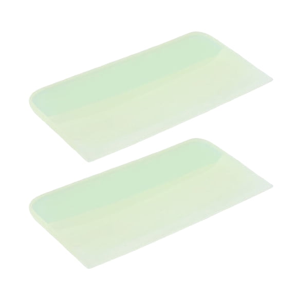 Rounded Lip Film Scraper for PPF Installation, 2 Piece Soft Squeegee Set for Car Film Trim Work, Bubble Press and Water Clearing Tasks