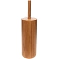 thumbnail image 1 of Rounded Natural Bamboo Collection, Toilet Bowl Brush, Matching Accessories to Decorate Your Bathroom, Tall (10029-NATURAL), 1 of 4