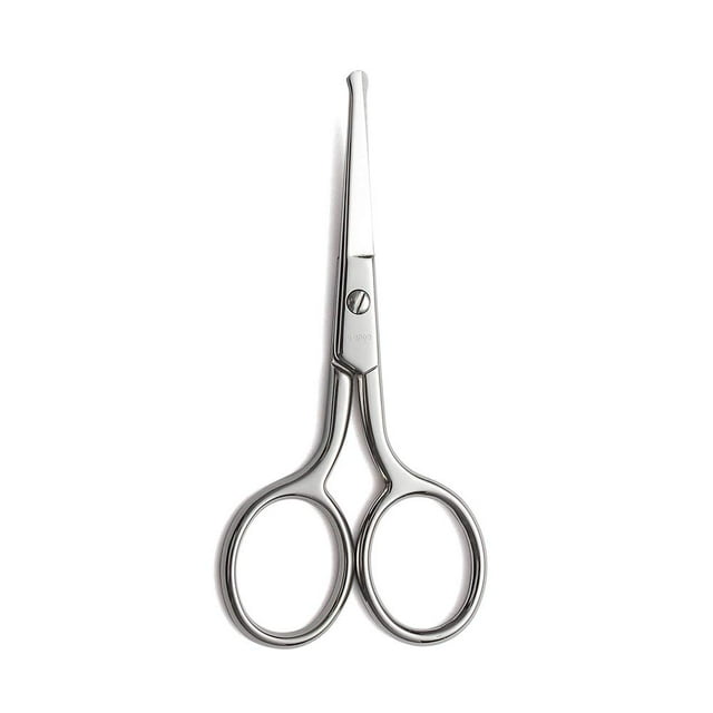 Rounded Nose Hair Scissors. Round Tip Scissor for Ear, Eyebrow, Beard ...