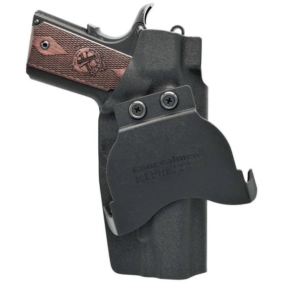 1911 4.25in Paddle Holster Black / Left Hand by Rounded Gear