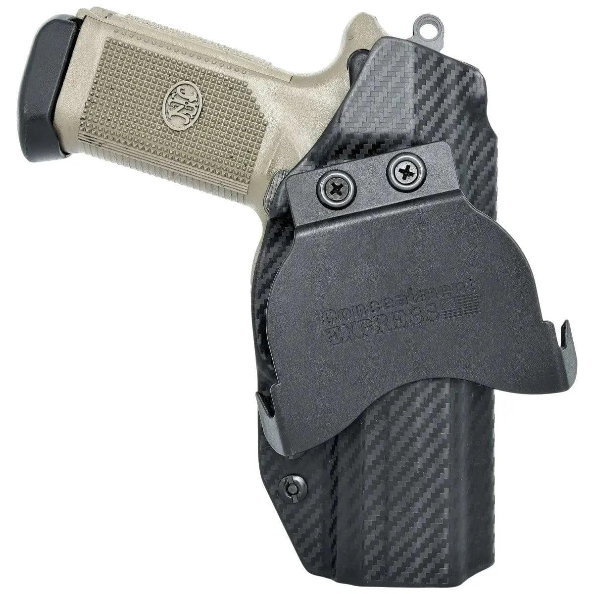 FN FNX 45 Paddle Holster Carbon Fiber Black / Left Hand by Rounded Gear