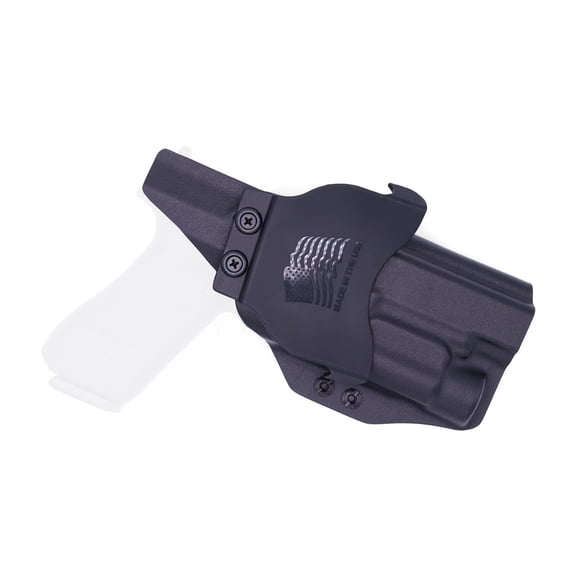 Rounded OWB KYDEX Paddle Holster, Glock 17 19 19X 22 23 31 32 34 35 45 Gen 1-5 w
