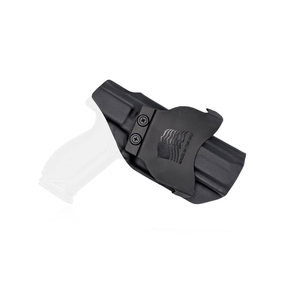 Rounded OWB KYDEX Paddle Holster, Ruger American Full Size, Left Hand, Black, RG